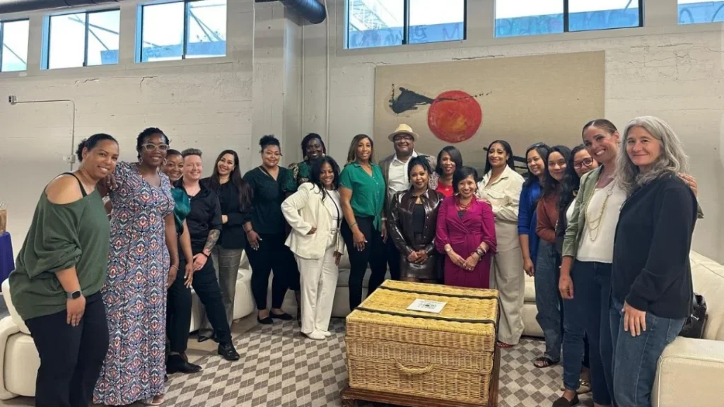 Group of Women and Speaker from Feast & Finance event 'The Wealth Formula' with Aquil Rasheed